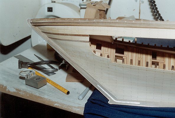 Stern unfinished